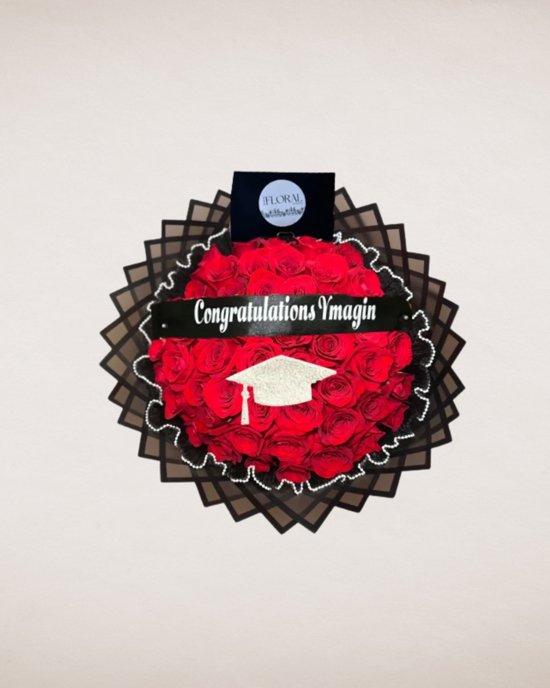 Banner + Grad Cap Bouquet