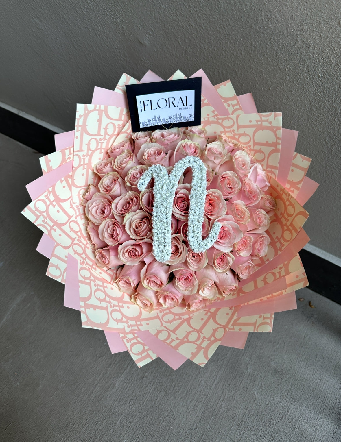 Initial/Number Bouquet
