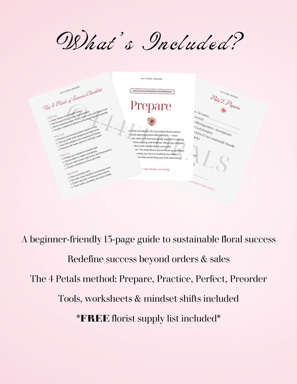 4 Petals Of Success: Valentine's Day Guide for Beginner Florist