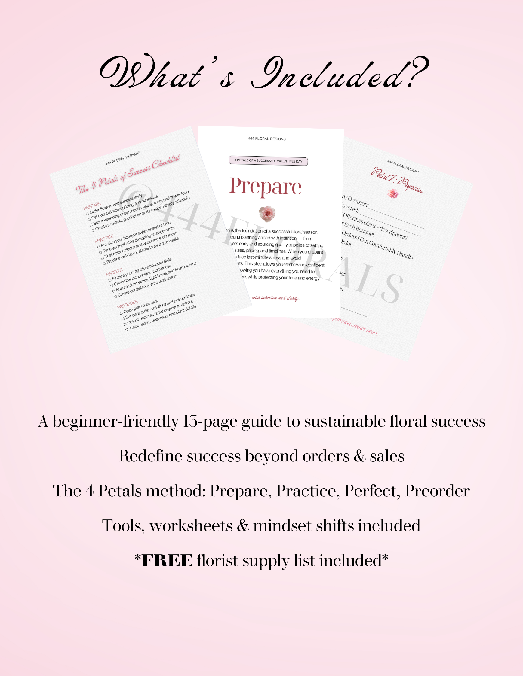4 Petals Of Success: Valentine's Day Guide for Beginner Florist