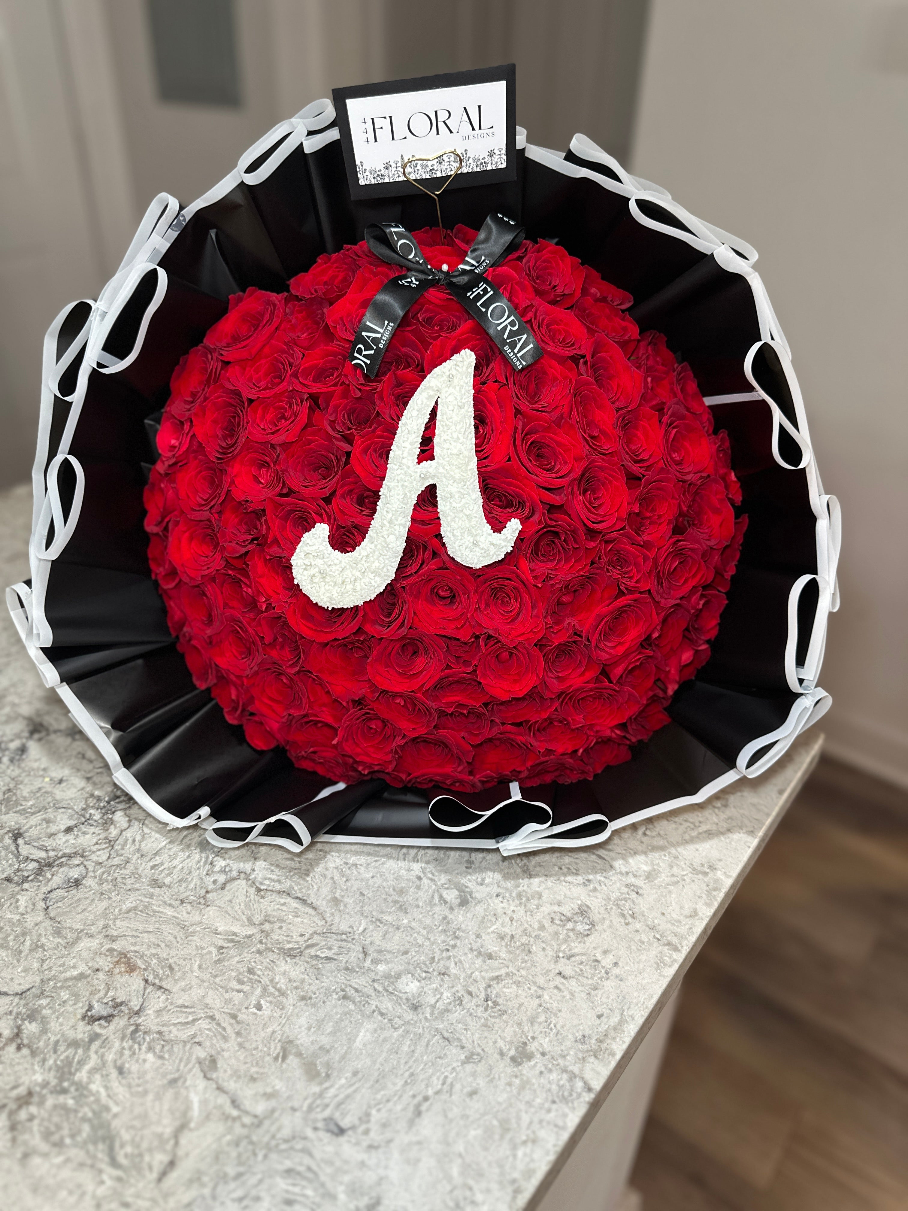 Initial/Number Bouquet