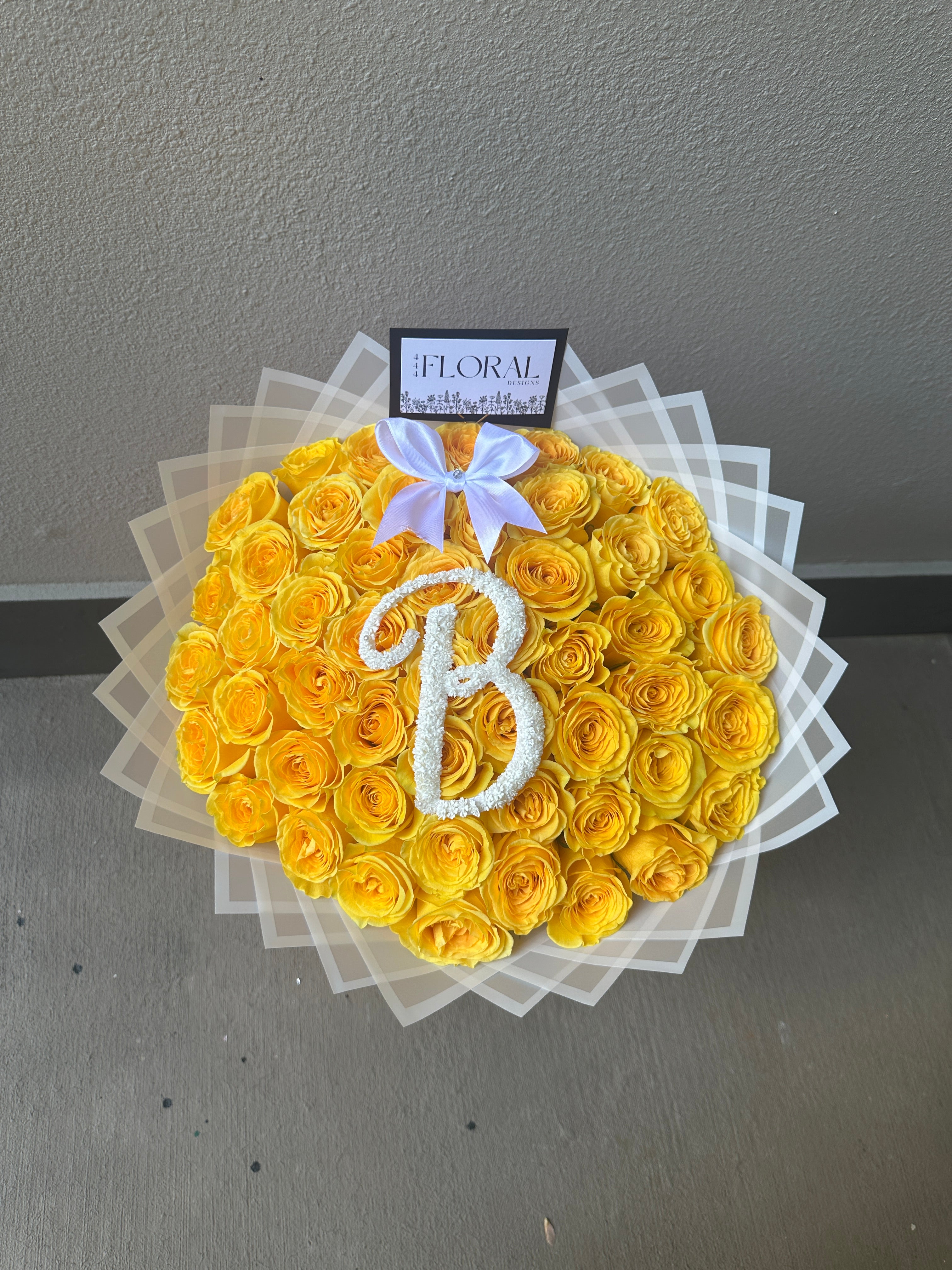 Initial/Number Bouquet