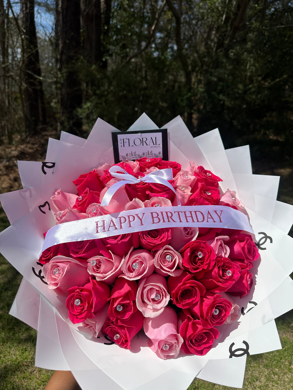 Custom Banner Bouquet