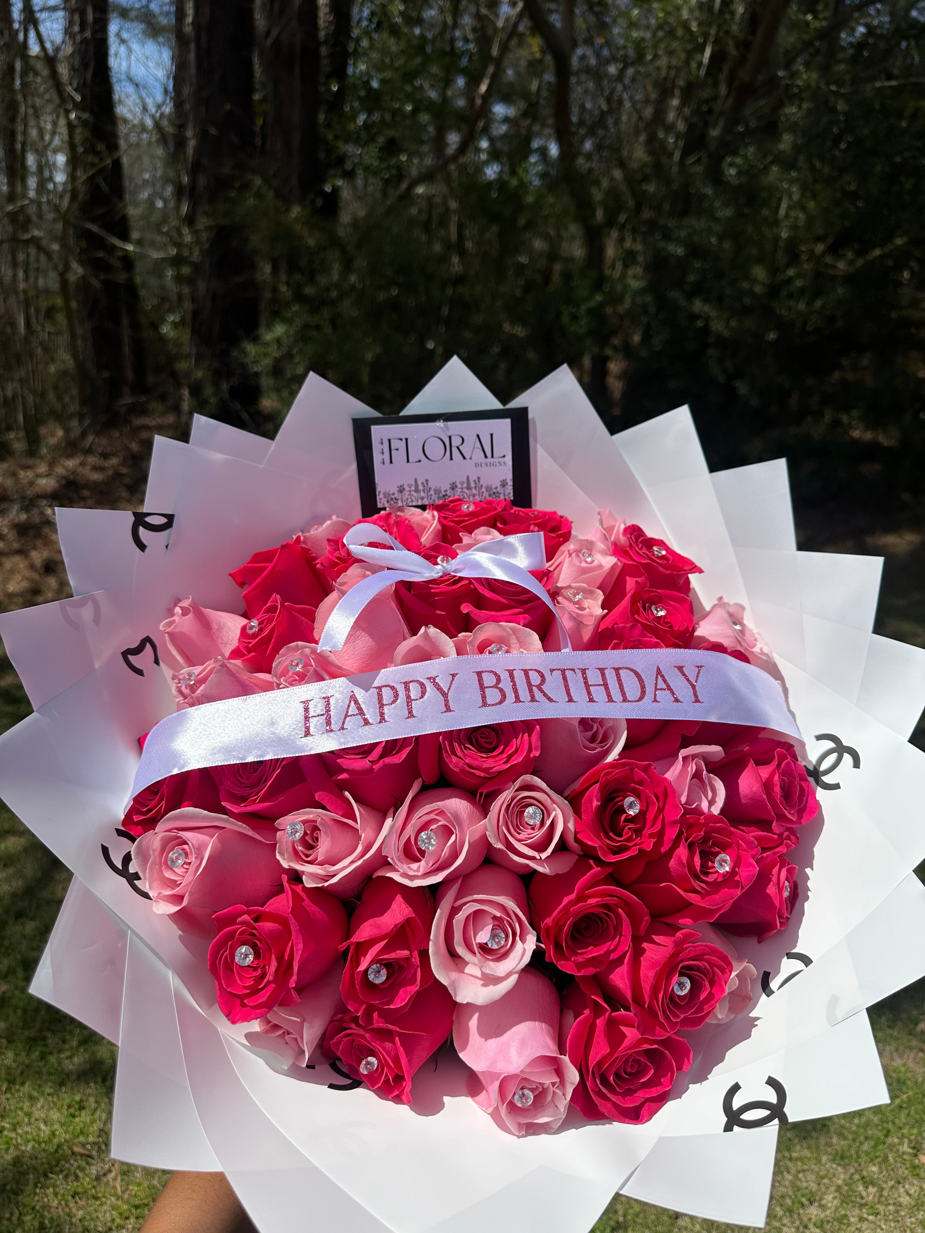 Custom Banner Bouquet