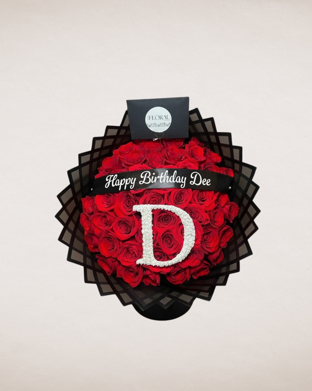 Custom Banner & Initial Bouquet