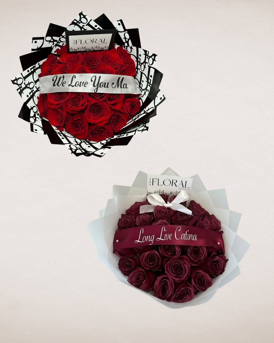 Custom Banner Bouquet