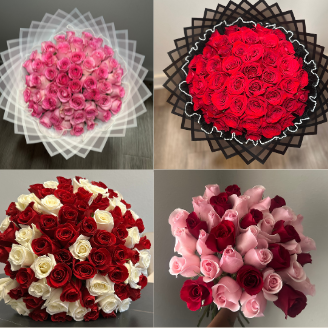 50 Rose Bouquet - $150