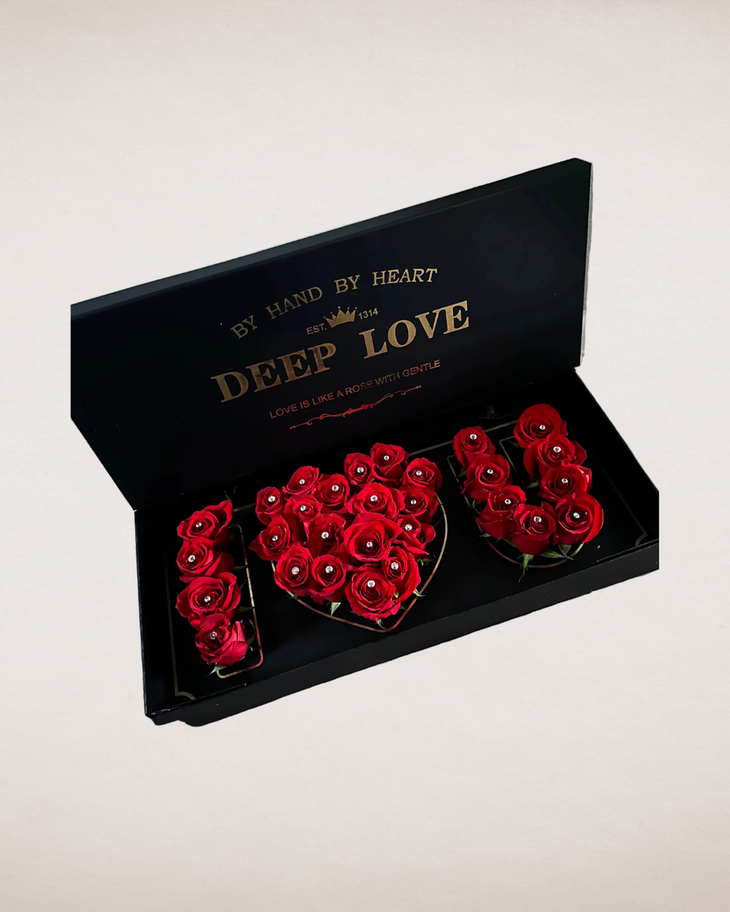 "I Love You" Rose Box