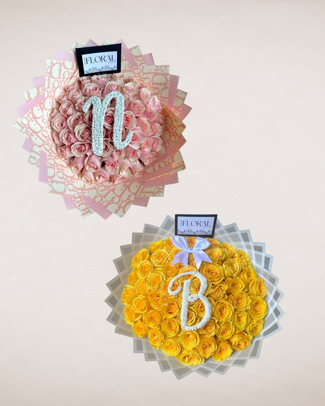 Initial/Number Bouquet