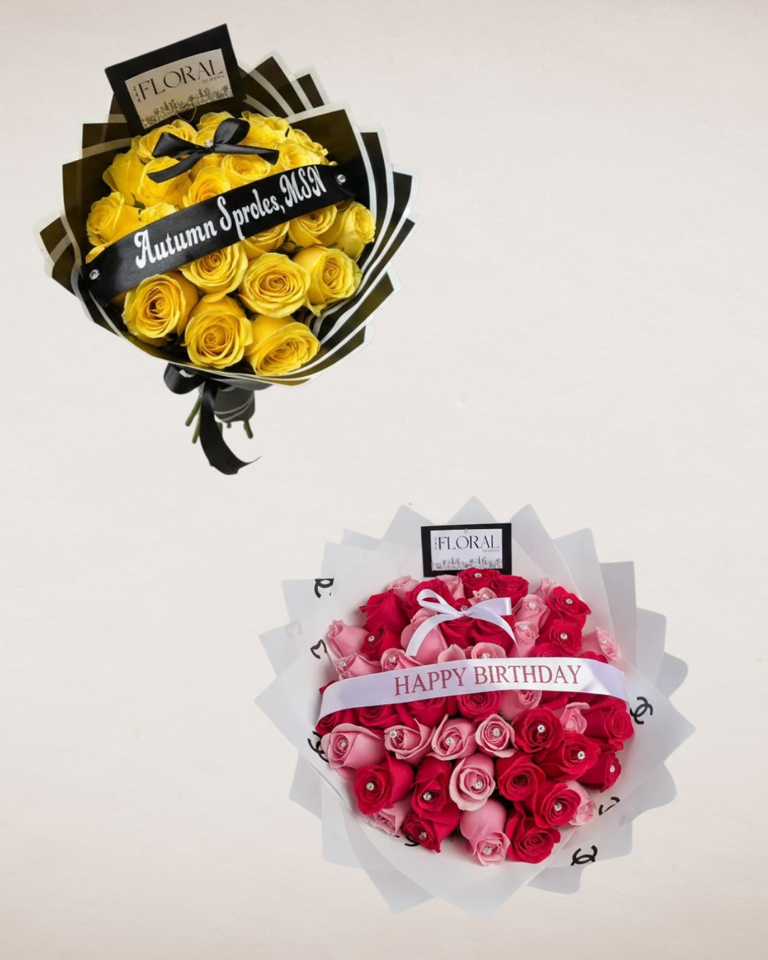 Custom Banner Bouquet