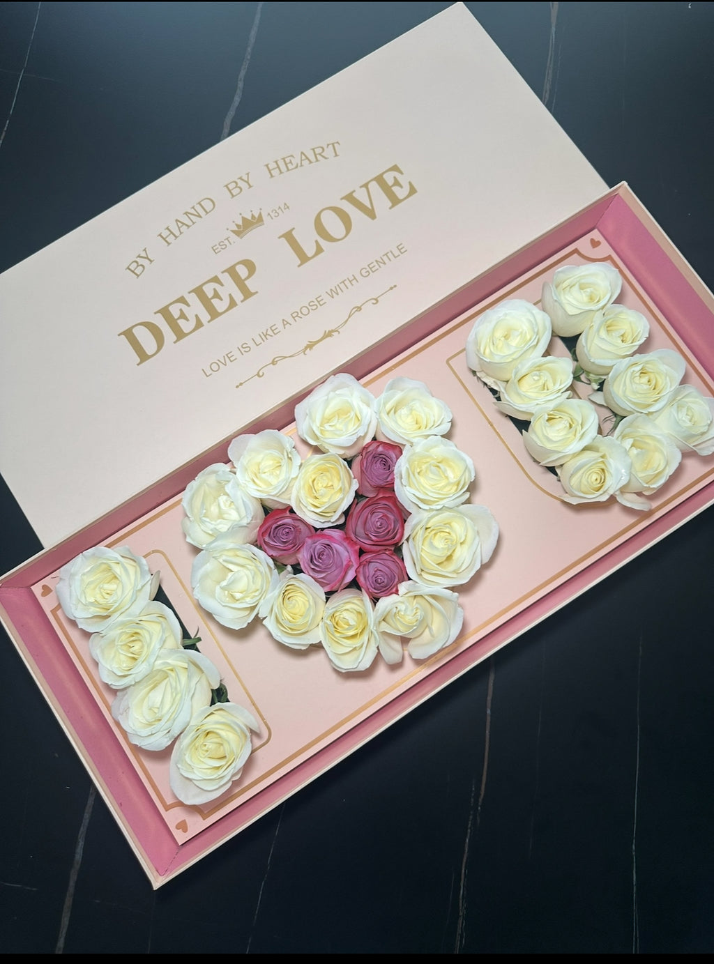 "I Love You" Rose Box