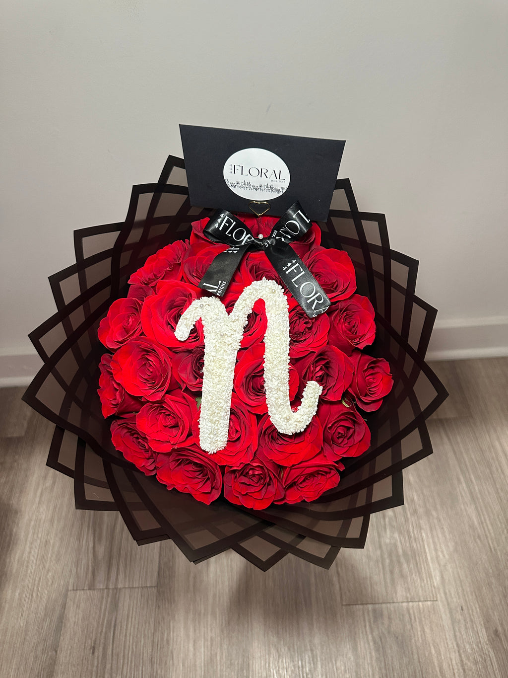 $100 Initial/Number Bouquet