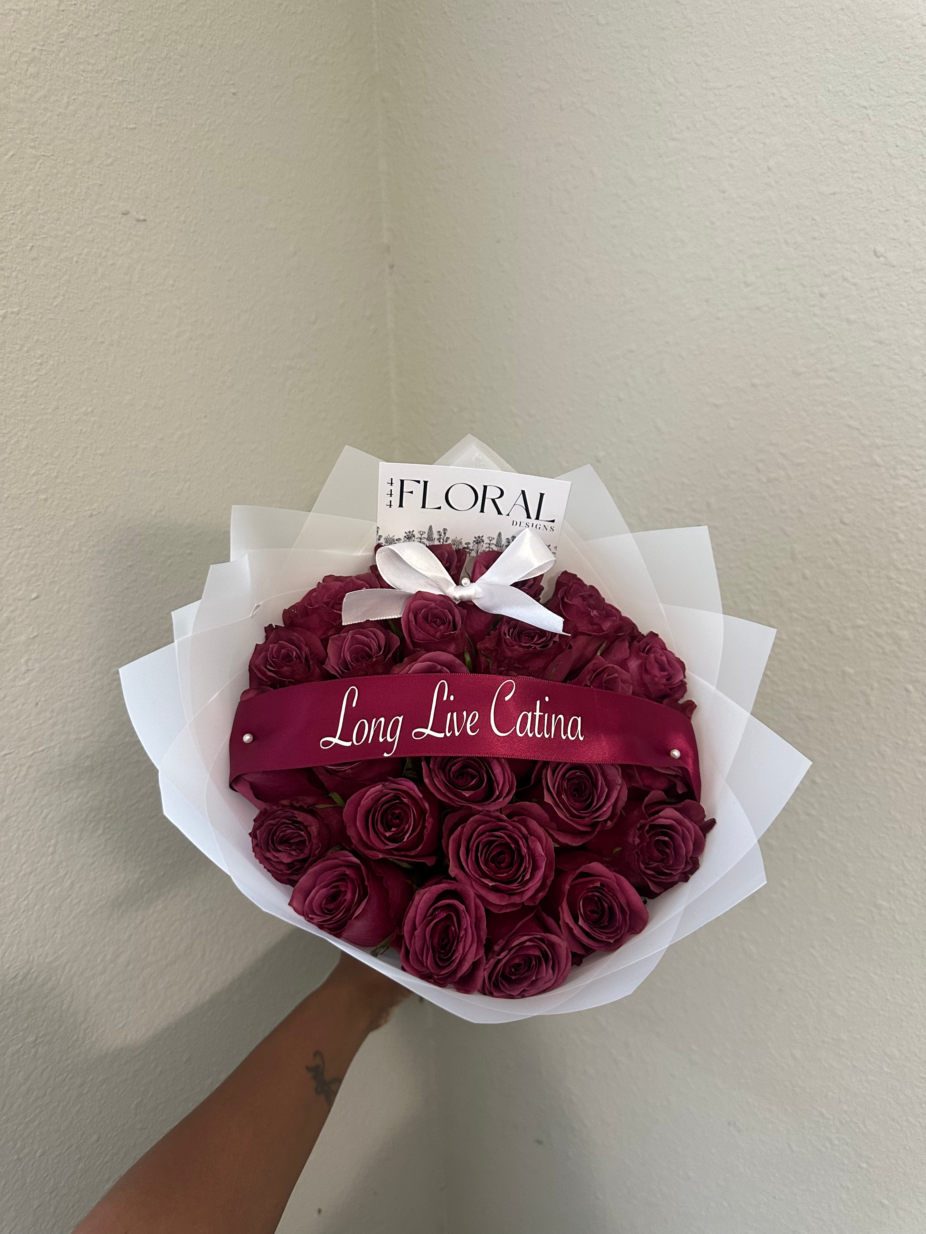 Custom Banner Bouquet