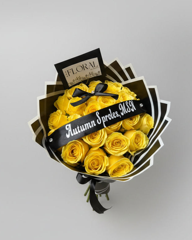 Custom Banner Bouquet