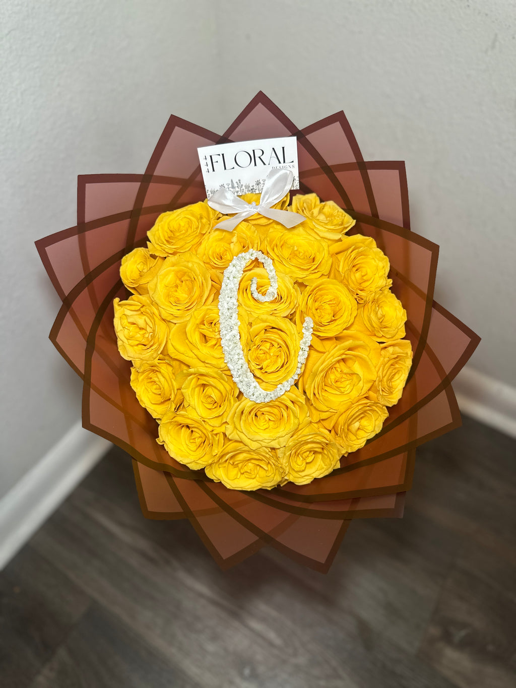 $100 Initial/Number Bouquet