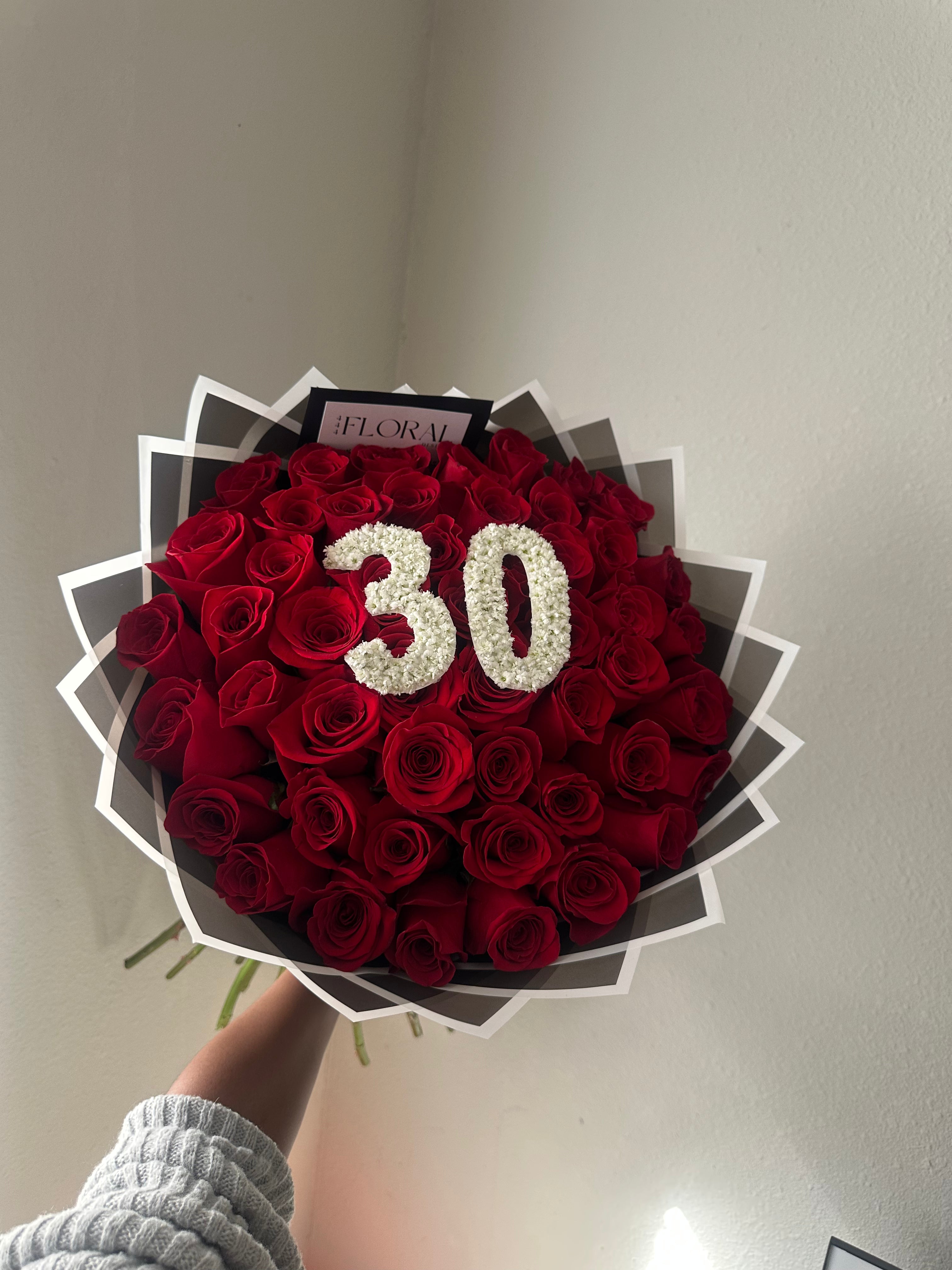 Initial/Number Bouquet