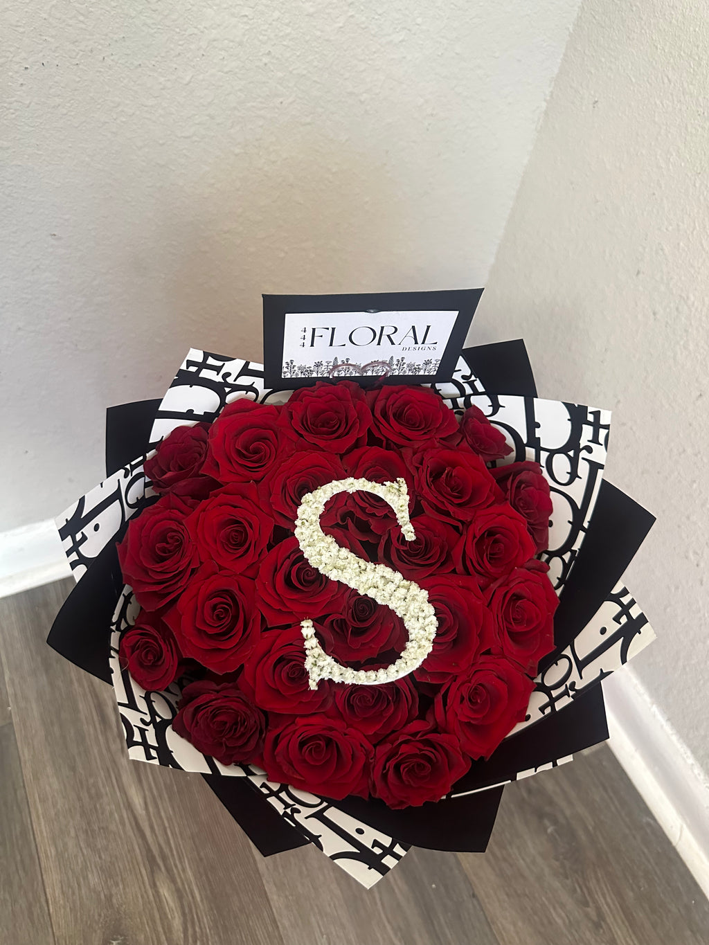 $100 Initial/Number Bouquet